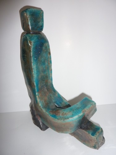 Sculpture intitulée "Homme" par Otero Ar, Œuvre d'art originale, Céramique