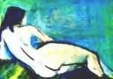 Painting titled "Nud" by Maria Otetelesanu, Original Artwork