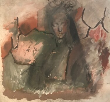 Painting titled "Women VI" by Othmane Tagmouti (TAG), Original Artwork, Acrylic