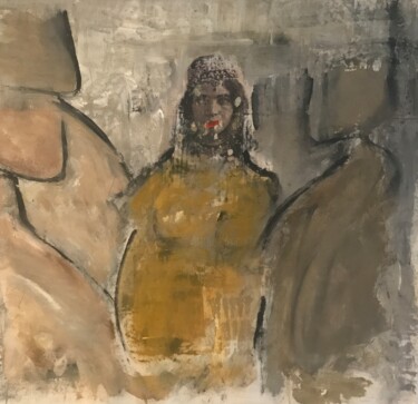 Peinture intitulée "women VII" par Othmane Tagmouti (TAG), Œuvre d'art originale, Acrylique