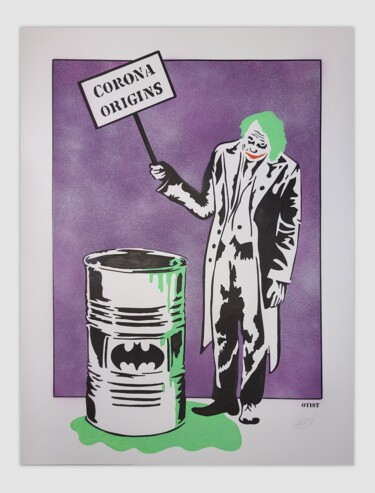 Pintura intitulada "Joker" por Otist, Obras de arte originais, Acrílico