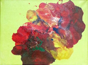 Malerei mit dem Titel "Traumblüten 1" von Karin Ott-Hofmann (KarOtt), Original-Kunstwerk, Acryl