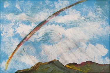 Malerei mit dem Titel "Regenbogen" von Karin Ott-Hofmann (KarOtt), Original-Kunstwerk, Acryl