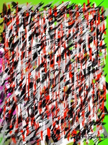 Цифровое искусство под названием "SIGNS" - Otto Frühwach, Подлинное произведение искусства, Цифровая живопись