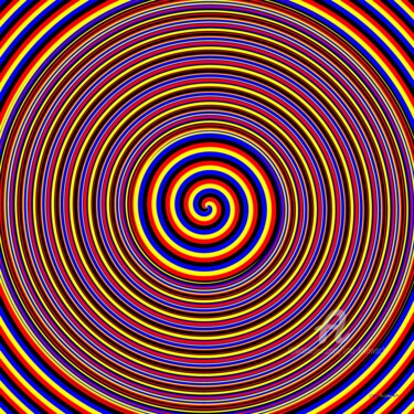 Arte digital titulada "Hypnotized" por Otto Frühwach, Obra de arte original, Pintura Digital