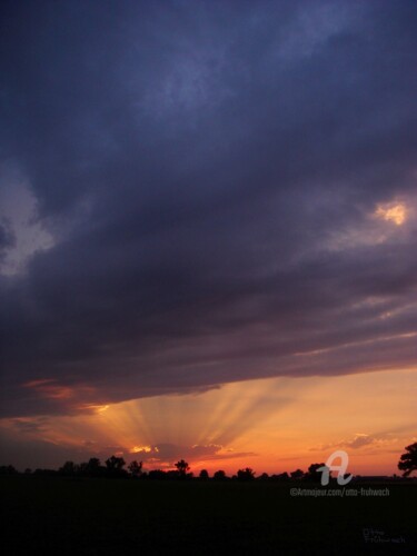 Photography titled "SUNSET 21.06.2022" by Otto Frühwach, Original Artwork, Non Manipulated Photography