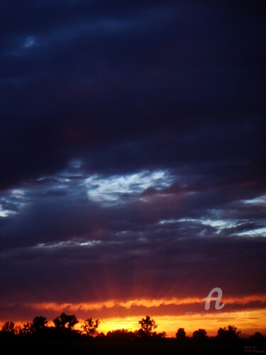 Fotografie mit dem Titel "Sunset 13. Juli 2022" von Otto Frühwach, Original-Kunstwerk, Nicht bearbeitete Fotografie