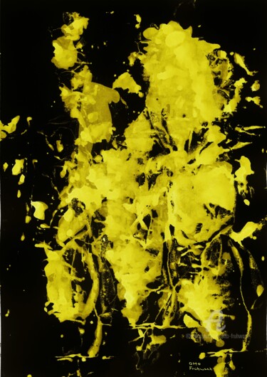 Malerei mit dem Titel "Ehestreit - Conflit…" von Otto Frühwach, Original-Kunstwerk, Tinte