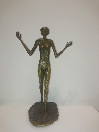 Escultura intitulada "Epona" por Oudet, Obras de arte originais, Bronze