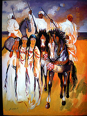Peinture intitulée "Huile sur toile" par Lboukhalifi, Œuvre d'art originale
