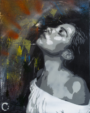 Картина под названием "Inspiration" - Ouroboros, Подлинное произведение искусства, Трафарет
