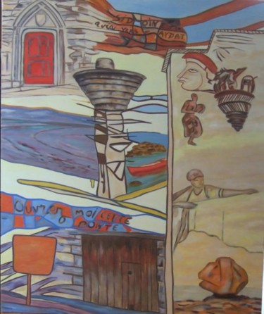 Peinture intitulée "Sur ma route" par Marblez, Œuvre d'art originale