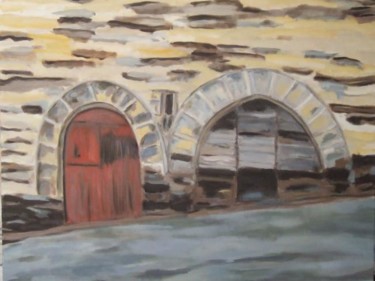 Peinture intitulée "2 Portes" par Marblez, Œuvre d'art originale