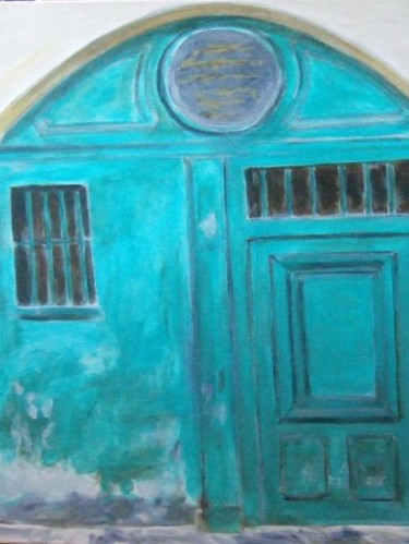 Peinture intitulée "La porte" par Marblez, Œuvre d'art originale