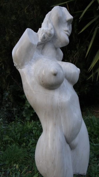 Sculpture titled "Vénus Engloutie" by Daniel Casenove, Original Artwork, Stone