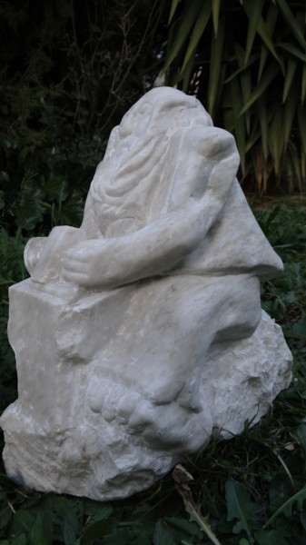 Sculpture titled "Forgeron" by Daniel Casenove, Original Artwork, Stone