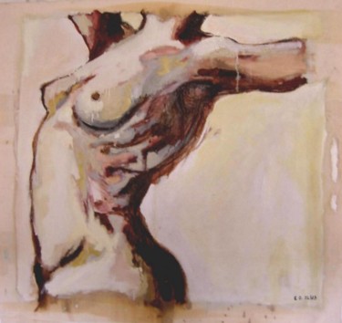 Peinture intitulée "danseuse" par Emeric Outreman, Œuvre d'art originale, Huile