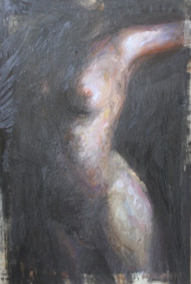 Painting titled "Eros" by Emeric Outreman, Original Artwork, Oil