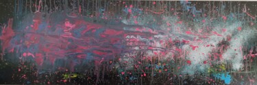 Peinture intitulée "Pink energy" par Robert Ouvrard, Œuvre d'art originale, Acrylique