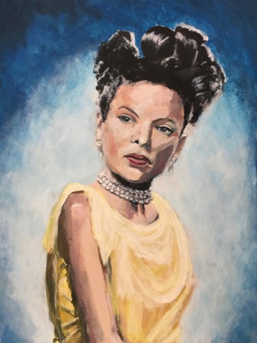 Retro Celebs / Lucy Painting titled "Retro Celebs / Lucy" by Robert Jan Overeem, Original Art, Acrylic