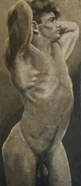 Malerei mit dem Titel "'Romp, driekwart va…" von Robert Jan Overeem, Original-Kunstwerk, Acryl