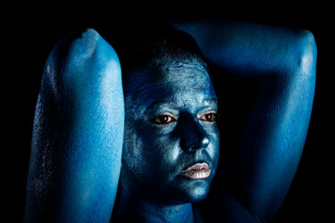 Fotografia zatytułowany „Blue 2” autorstwa Ovidiu Adrian Bujor, Oryginalna praca, Fotografia cyfrowa