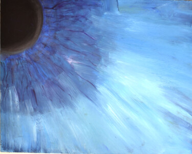 Ζωγραφική με τίτλο "Eye Pupil Art Oil A…" από Olivkan Art, Αυθεντικά έργα τέχνης, Λάδι Τοποθετήθηκε στο Ξύλινο φορείο σκελετό