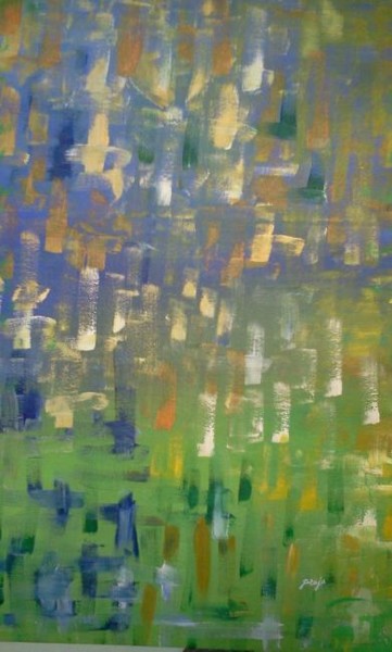 Картина под названием "Abstract" - Praja Jacob, Подлинное произведение искусства