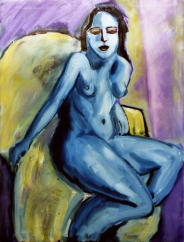 Painting titled "Young Woman" by Bradley Owen, Original Artwork