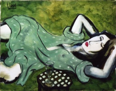 Painting titled "Jade" by Bradley Owen, Original Artwork