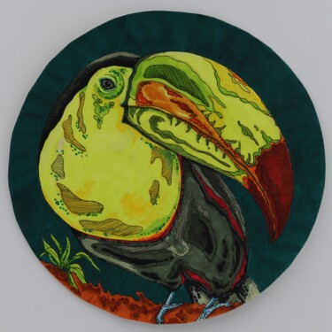 Toucan 3 Dessin intitulée "Toucan 3" par Oxana Kondratenko, Œuvre d'art originale, Marqueur