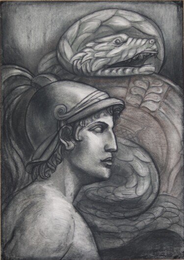 Desenho intitulada "Pergam 4" por Oxana Kondratenko, Obras de arte originais, Pastel