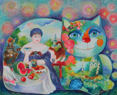 Peinture intitulée "Beauté russe" par Oxana Zaika, Œuvre d'art originale, Acrylique