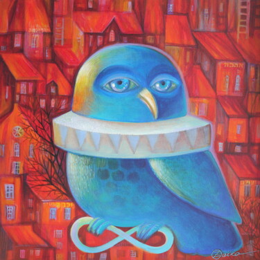 Painting titled "Eternité" by Oxana Zaika, Original Artwork, Acrylic
