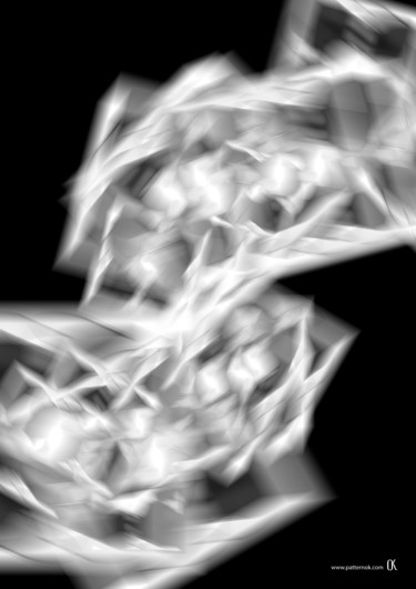 black and white №325 Digitale Kunst mit dem Titel "black and white №325" von Oxana Kolyagina, Original Kunstwerk, Digitale Malerei