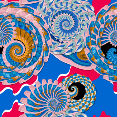Digital Arts titled "pattern 159" by Oxana Kolyagina, Original Artwork, Digital Painting