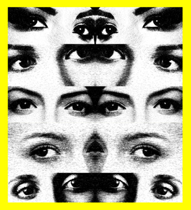 Цифровое искусство под названием "eyes" - Oxana Kolyagina, Подлинное произведение искусства, Фотомонтаж