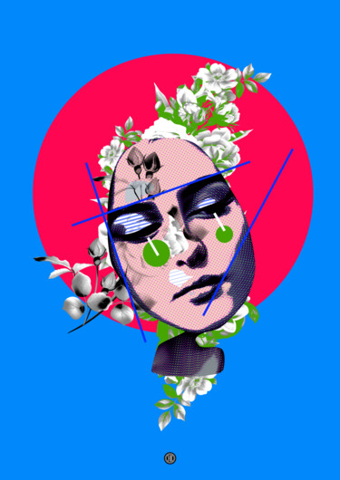 Цифровое искусство под названием "Collage №6" - Oxana Kolyagina, Подлинное произведение искусства, Цифровая живопись