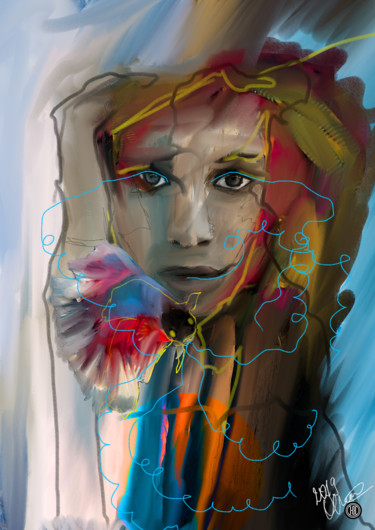 Digital Arts titled "1№10" by Oxana Kolyagina, Original Artwork, Digital Painting