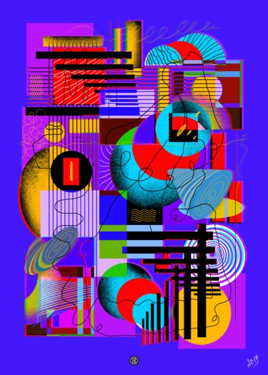 Digital Arts titled "№1" by Oxana Kolyagina, Original Artwork, Collages