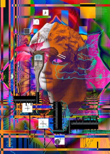 Цифровое искусство под названием "collage" - Oxana Kolyagina, Подлинное произведение искусства, Коллажи