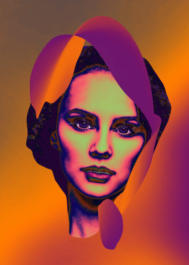 Цифровое искусство под названием "#5" - Oxana Kolyagina, Подлинное произведение искусства, Цифровая живопись