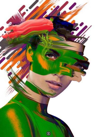 Цифровое искусство под названием "№8" - Oxana Kolyagina, Подлинное произведение искусства, Цифровая живопись