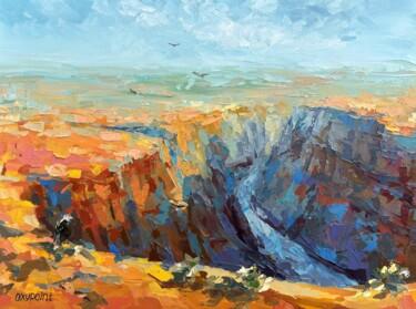 绘画 标题为“"Grand Canyon"” 由Oxypoint, 原创艺术品, 油 安装在纸板上