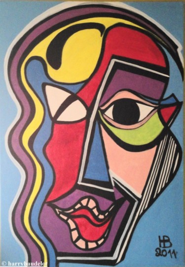 Peinture intitulée "icone.jpg" par Harry Baudelot, Œuvre d'art originale, Autre