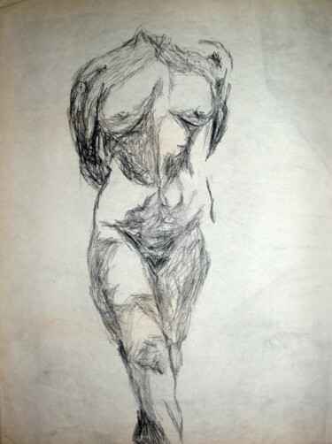 Drawing titled "Figure" by Ozan Adam, Original Artwork