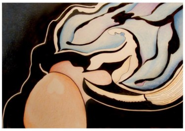 Картина под названием "ты" - Озёркина, Подлинное произведение искусства, Масло