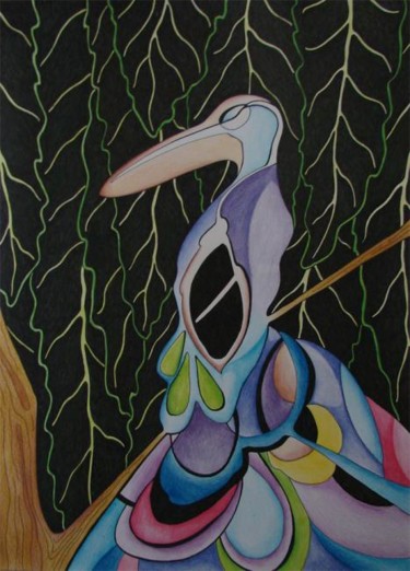 Картина под названием "куруш" - Озёркина, Подлинное произведение искусства, Масло