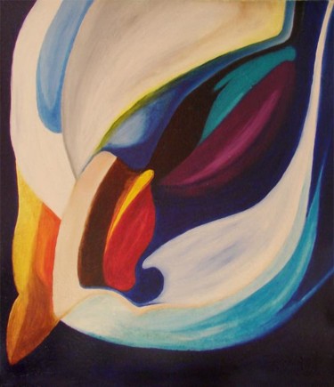 Картина под названием "страж" - Озёркина, Подлинное произведение искусства, Масло
