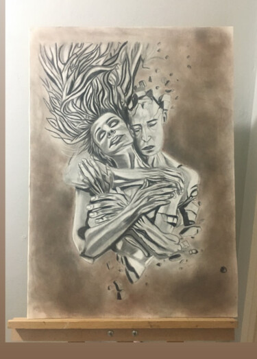 "Aşk" başlıklı Resim Özlem Güneş tarafından, Orijinal sanat, Kalem